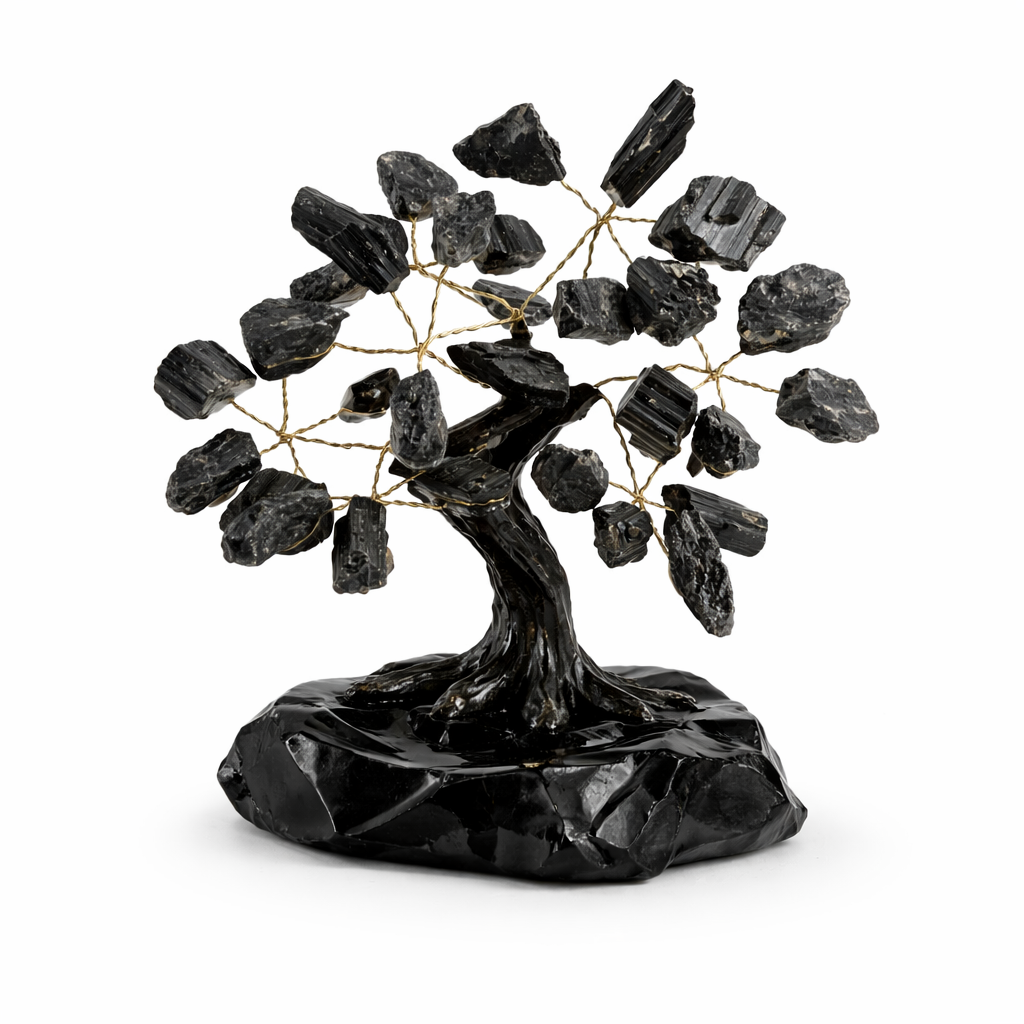Árvore de Turmalina Negra Natural - 15 CM