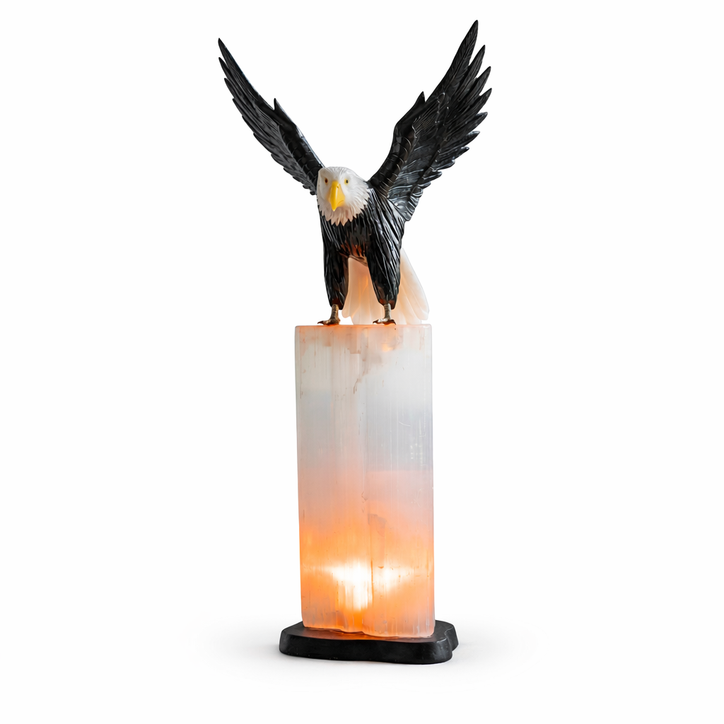 Luminária Águia de Ônix