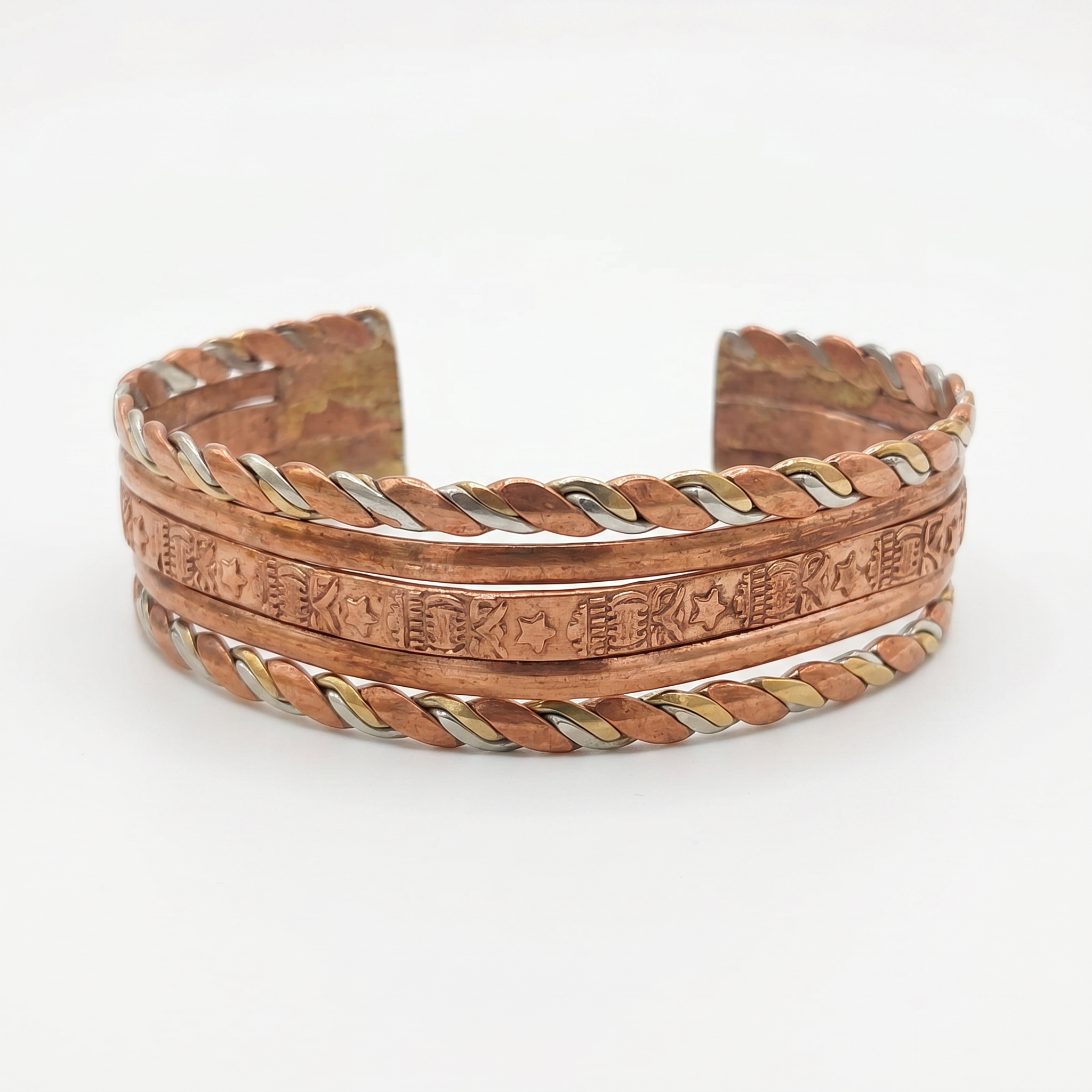 Pulseira em Cobre Puro e Polido