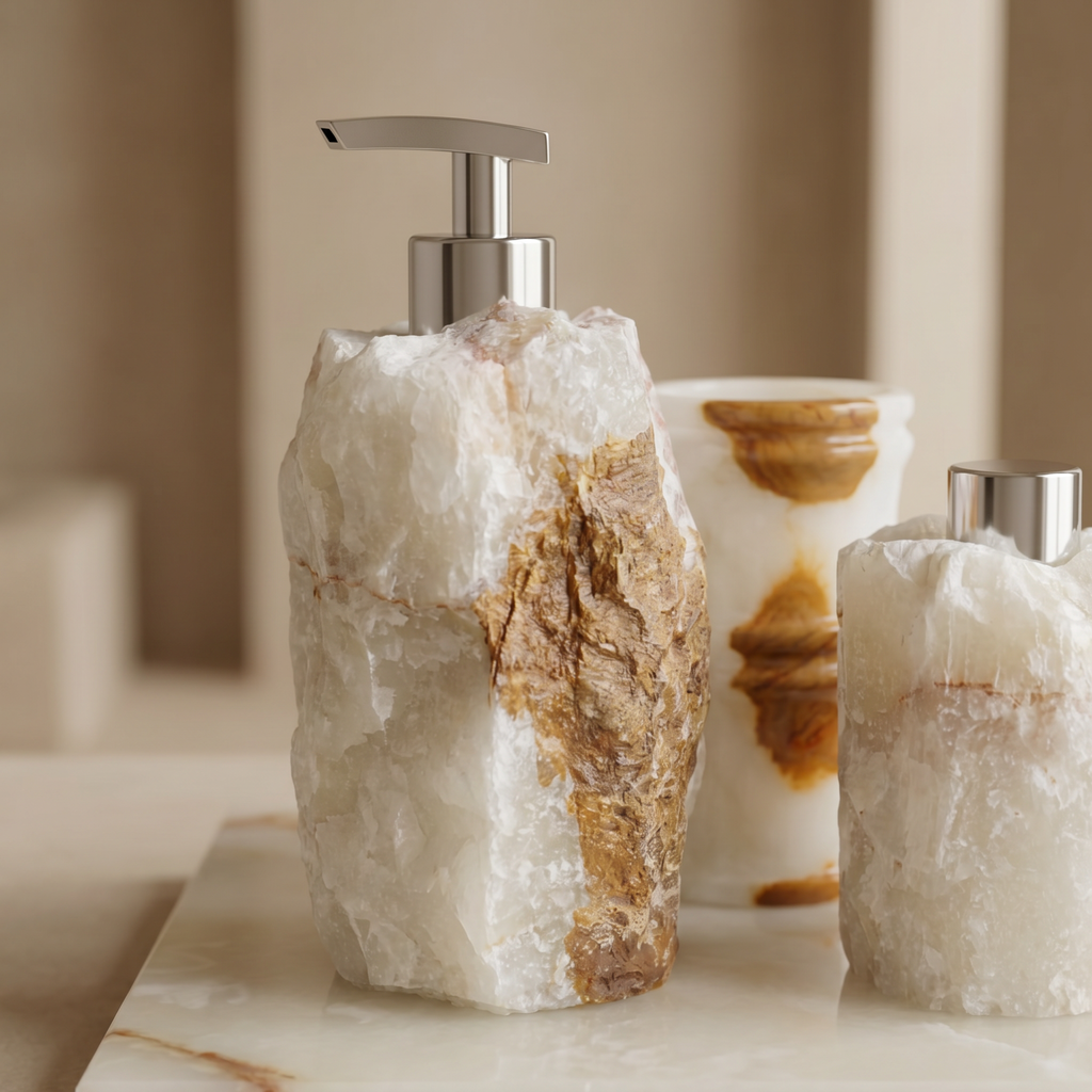 Kit para Lavabo em Alabastro