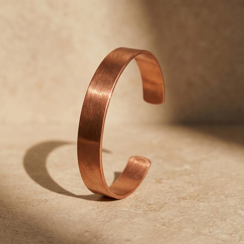 Pulseira de Cobre Natural Masculina