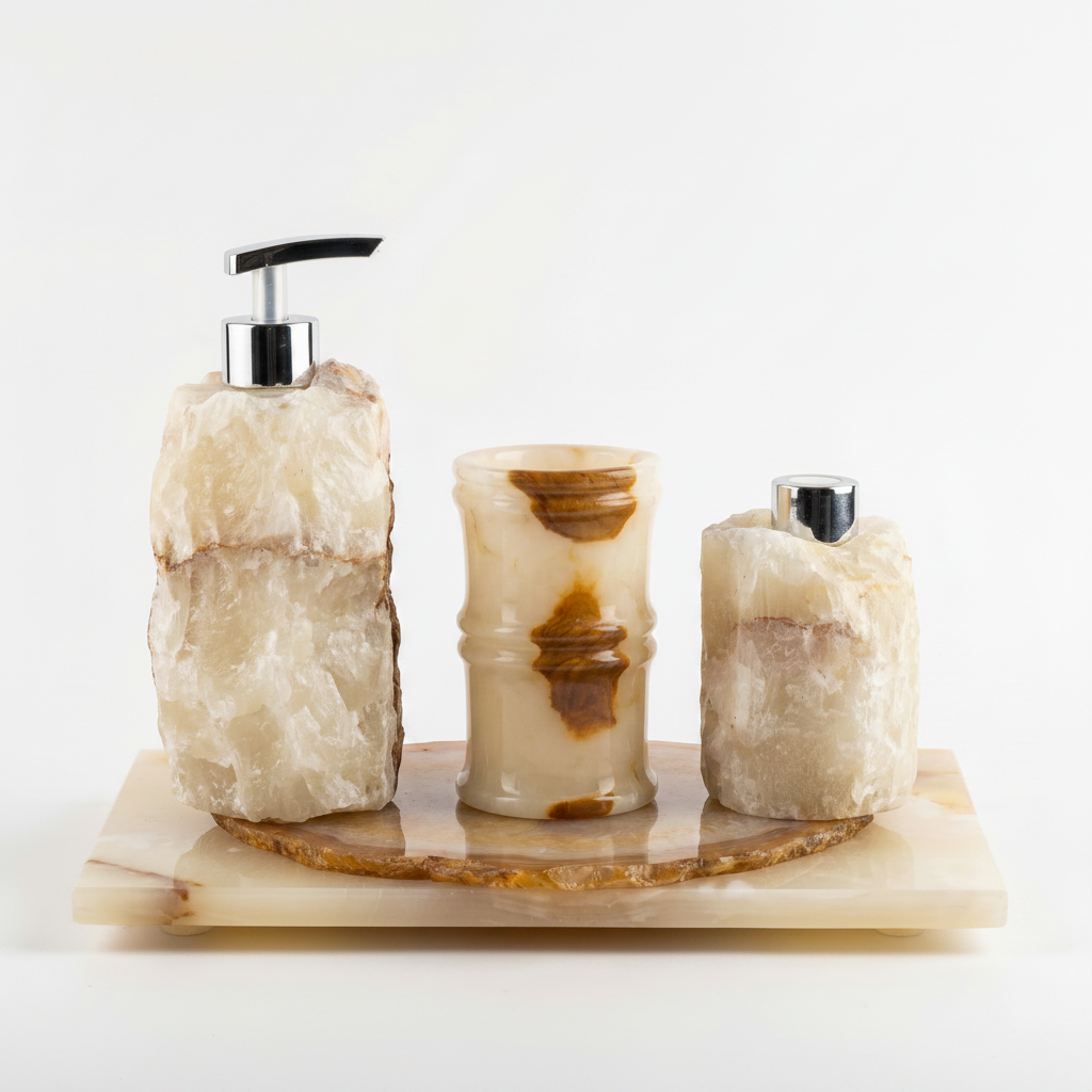 Kit para Lavabo em Alabastro
